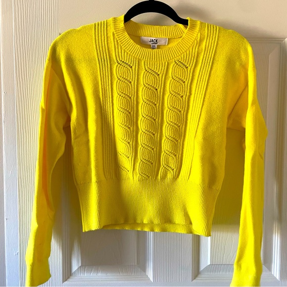 Jack by BbDakota Yellow Sweater - Picture 1 of 4